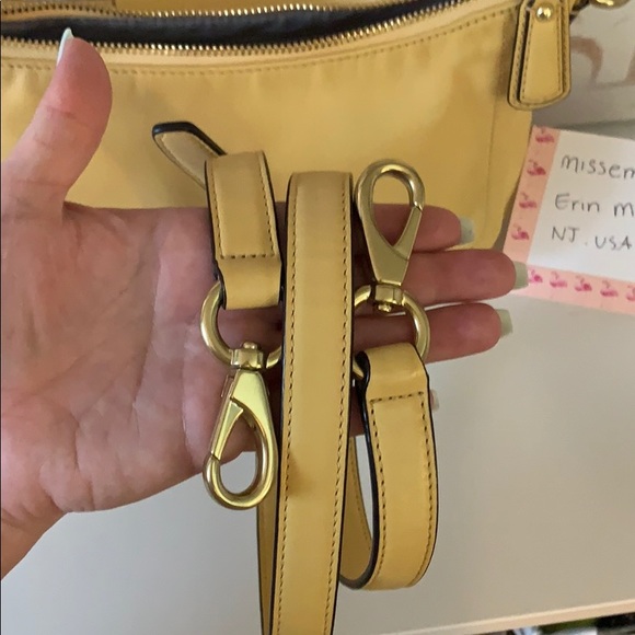 Coach Buttercup Yellow Crossbody - Picture 11 of 16